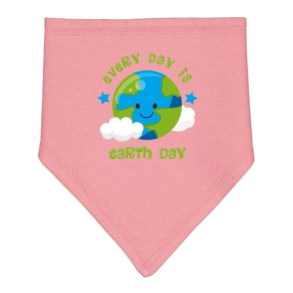 Inktastic Every Day Earth Day Baby Bandana Bib