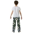 thumbnail image 4 of FORMRS Boys Pajama Pants with Pockets Size 11-12Y Kids Lounge Sleep Bottoms, Dark Floral, 4 of 8