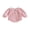 Pink, variant on RUINIXCW Newborn Baby Girl Spring Fall Clothes Gingham Plaid Bubble Romper One Piece Outfit Ruffled Doll Collar Long Sleeve Half Button Down Bodysuit Playsuit