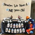 thumbnail image 3 of Outer Space First Birthday Decorations, Houston We Have A One Year Old Banner, First Trip Around The Sun 1st Birthday Photo Banner for Boys Space Astronaut Rocket Universe Party Supplies, 3 of 6