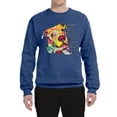 thumbnail image 3 of Colorful Pitbul | People Will Know How Large Your Soul | Dean Russo Art Animal Lover Unisex Crewneck Sweatshirt, Vintage Heather Blue, XX-Large, 3 of 6