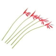 thumbnail image 7 of Greenadscape Home Decor Flower Red Glued Sponge Rubber 5Pcs 22X3.5In, 7 of 7