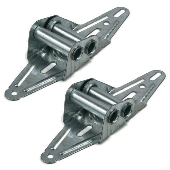 The ROP Shop (Pack of 2) Overhead Garage Door #2 Hinges, Narrow Body for Edge Panel Mounting