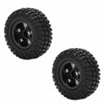 thumbnail image 2 of XingJian LLC Aluminum Rims Tires Set for Axial SCX24 RC Crawler Car - Upgrade Parts (2PCS, Black), 2 of 10