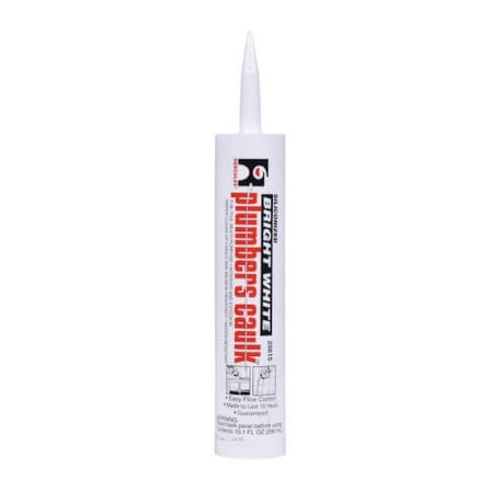 Oatey Hercules 11oz Plumbers Caulk Sealant in White - 25615