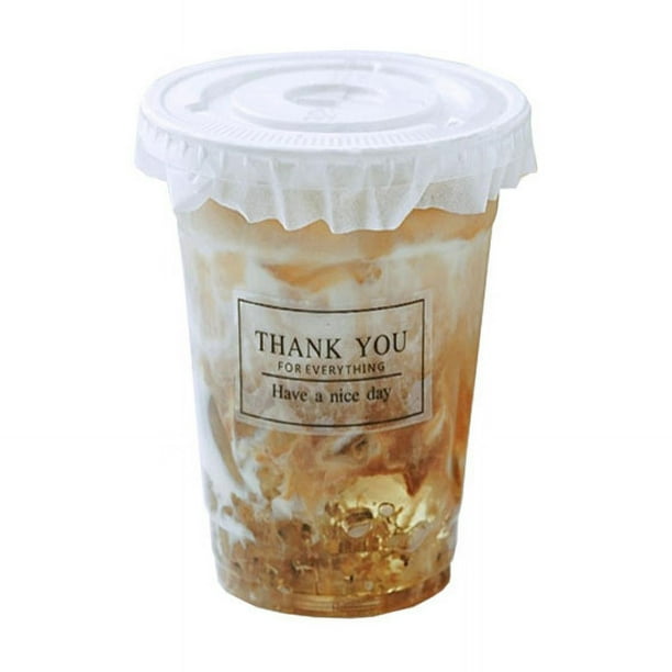 Vaso de café desechable calibre bebida fría limón cerveza gordita plástico hielo en polvo leche té taza