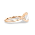 thumbnail image 3 of 2.00Ct Elongated Cushion Cut Moissanite Engagement Ring, Hidden Halo & Double Claw, 10K White Gold, 3 of 7