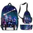 thumbnail image 1 of Set de mochilas Fairys Tails Anime School 3D para niños, 3 piezas, 1 of 1