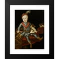 thumbnail image 2 of Follower of Martin van Meytens the Younger 14x18 Black Modern Framed Museum Art Print Titled - Portrait of Archduke Joseph of Habsburg (1741-1790), Later Emperor Joseph II (18th Century), 2 of 5