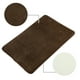thumbnail image 3 of Alfombra de Baño Unique Bargains de Poliéster Lavable a Máquina Marrón 90x60cm, 3 of 7