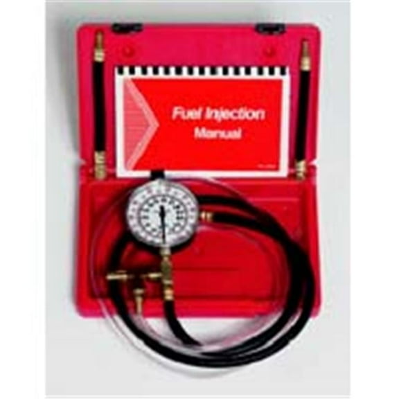 Fuel Injection Pressure Tester With Both Schrader Adapters