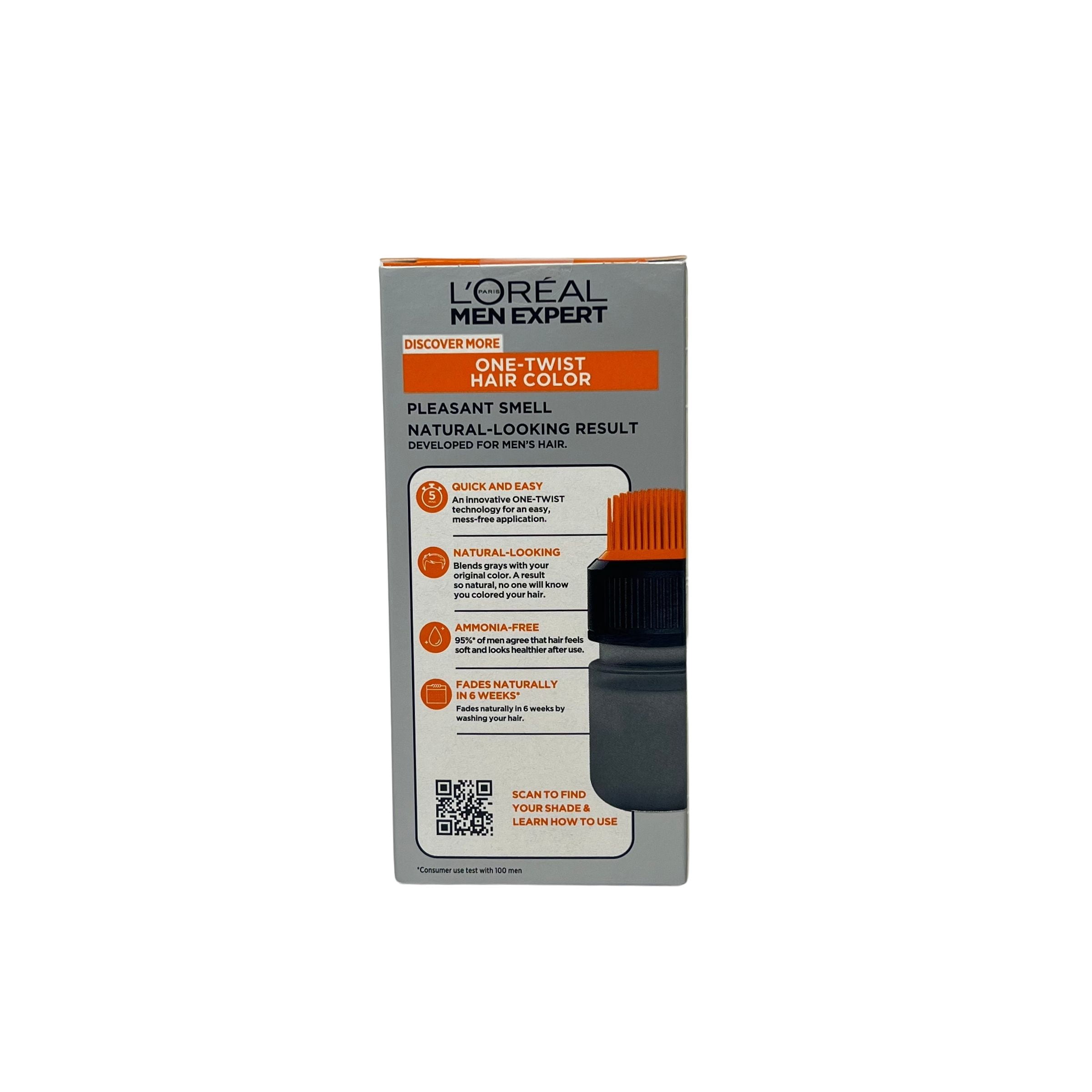 L'Oreal Paris Men Expert Permanent Hair Color, Natural-Looking Mens Hair Dye, Light/Medium Brown 05