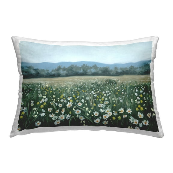 Stupell Industries Daisy Meadow Landscape Decorative Printed Throw Pillow Design by Grace Popp