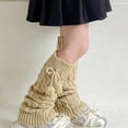 thumbnail image 2 of LckLvx Cute Leg Warmers for Girls Bow Knit Thigh High Leg Warmers Slouch Socks for Dress 3-15 Years, 2 of 3