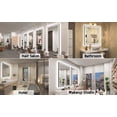 thumbnail image 6 of GODCHAR 36x24 Super Bright Front and Back LED Lighted Anti-Fog Wall Bathroom Vanity Mirror in Tempered Glass & ETL, 6 of 12