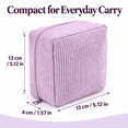 thumbnail image 5 of HJuyYuah Period Pouches for Teen Girls, Sanitary Napkin Storage Bag, Portable Organizer for Women Girls, Discreet Travel Menstrual Pad Case with Zipper for School Office, 5 of 7