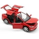 thumbnail image 5 of Vehículos de juguete fundidos a presión Tesla Model X a escala 1:32 con luces para niños, 5 of 5