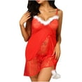 thumbnail image 2 of uublik Valentines Lingerie Set for Women Lace Bodysuit Babydoll Plus Size Sexy Naughty, 2 of 5