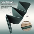 thumbnail image 3 of BAIMA Extra Wide Yoga Mat 31.5" x 75" length Large Non-Slip TPE Foldable,Exercise Matt for Yoga Pilates,Home Gym Flooring, Meditation (Darkgreen), 3 of 7