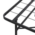thumbnail image 5 of Queen&King Metal Platform Folding Bed Frame 14 Inch High   Queen Size Box Spring Replacement Heavy Duty Steel Slat  Easy Assembly Under-Bed Storage,Black, 5 of 6