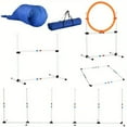 thumbnail image 4 of Dog Agility Starter Kit - 5-Piece Set with Tunnel, Jump Ring, Weave Pole, Pause Box, & Portable Case for Outdoor Fun!, 4 of 6