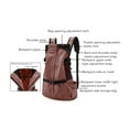 thumbnail image 3 of Dog Carrier Backpack, Hands Free Dog Front Carrier Ventilated Mesh Pet Front and Back Travel Bag with Adjustable Shoulder Strap for Outdoor Bike Hiking Camping, 3 of 8