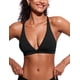 thumbnail image 1 of Top de Bikini CRZ YOGA Escote en V Profundo con Relleno Negro Talla Grande, 1 of 6