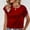 A176 Wine Womens Summer Tops Clearance Under $5, variant on Cagogo Women's Plus Size Tops Under $5 Summer Satin Silk Short Sleeve Shirts Crew Neck Trendy Summer Tee Blouse Mothers Day Gifts