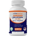 thumbnail image 2 of (2 pack) Vitamatic Melatonin, B6 & L-Theanine, Natural Berry, 120 Fast Dissolve Tablets, 2 of 10
