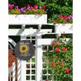 thumbnail image 5 of Welcome Sign Front Door Decoration, Sunflowers You are My Sunshine 12 Inch Round Wooden Wreaths Wall Hanging Outdoor Indoor,Housewarming Gift for All Seasons Porch Holiday Decor, 5 of 6