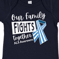 thumbnail image 4 of Inktastic Our Family Fights Together ALS Awareness Boys or Girls Baby Bodysuit, 4 of 5