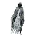 thumbnail image 3 of Capa de Halloween, disfraz de cosplay, túnica de mago gótico medieval para hombre y mujer unisex Gris, 3 of 9