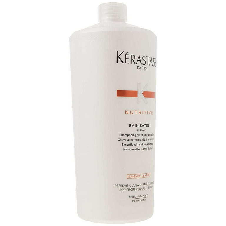 Kérastase Nutritive シャンプー&コンディショナー 1000 Kerastase Nutritive Bain Satin 1 Shampoo, 34 Fl Oz - Walmart.com