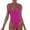 Purple, variant on Womens One-Piece Swimsuits Solid Color Fashion Diy Piece Sexy Bikini Sleeveless Backless One Piece Swimsuit Women Swimwears Beachwear,Purple,XL