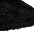 thumbnail image 1 of Amazing Rugs LSRBK5520-46 Cozy Collection Ultra Soft Fluffy Faux Fur Sheepskin Area Rug, Black, 1 of 1
