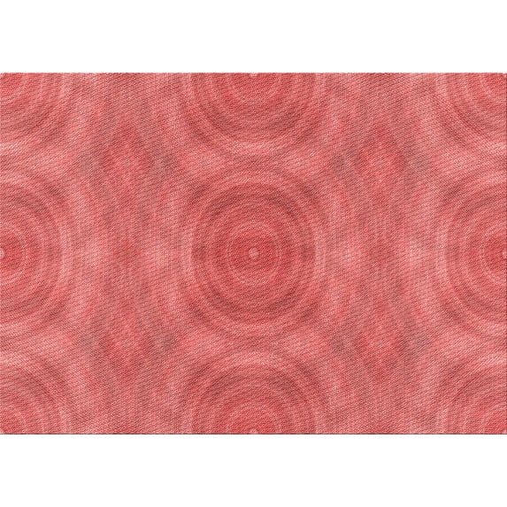 Ahgly Company Indoor Rectangle Patterned Bean Red Area Rugs, 2' x 3'
