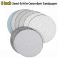 thumbnail image 4 of 30 Pcs 3 Inch Hook & Loop White Dry Sanding Disc Semi-Brittle Corundum Sandpaper, 4 of 4