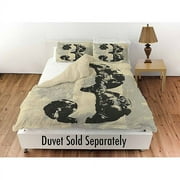 Thumbprintz Vintage Numbers 3 Standard Sham, 30" x 22"