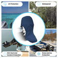 thumbnail image 5 of SavvyCraft® Heavy Duty Outboard Motor Cover Waterproof 600D Polyester Marine Boat Engine Cover Fits Up to 40-50 HP Navy, 5 of 10
