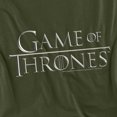 thumbnail image 2 of Game of Thrones T-Shirt Chrome Logo Unisex Graphic Tee For Men & Women, 2 of 7