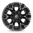 thumbnail image 3 of Fuel 1PC Cast Aluminum Wheel D851 18x9 6x135/5.5 M-BLK GRY 19mm, D85118909856A, 3 of 3