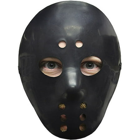Black Hockey Mask Adult Halloween Accessory