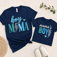 thumbnail image 2 of Boy Mama & Mama's Boy Matching Shirts, Mom and Son Matching Outfit, Boy Mom Shirt, Mommy And Me Tee, Mother Son Gift, 2 of 7