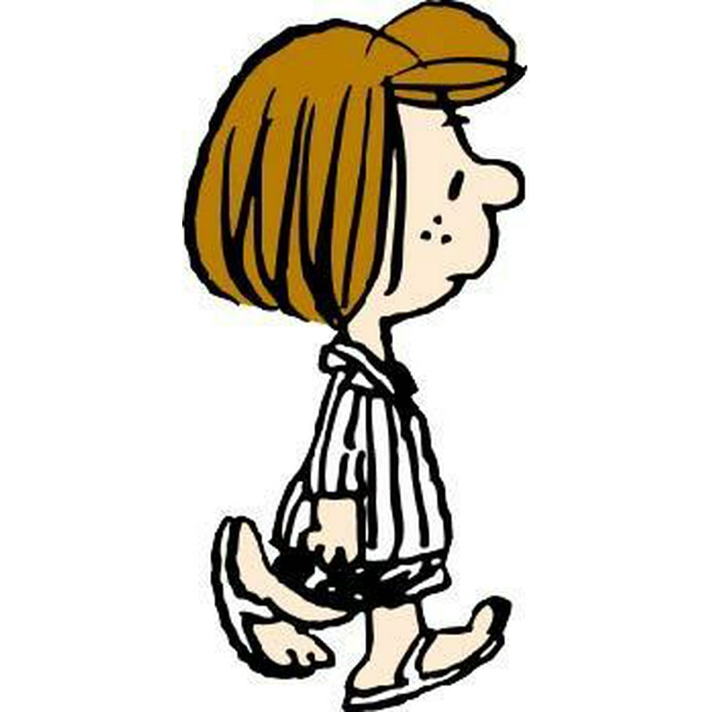 Sally Brown The Peanuts Family Snoopy Colored All Cartoon Character Wall Art Sticker Vinyl