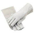 thumbnail image 5 of Qarigey Manoplas de protección solar Superficie lisa antideslizante que absorbe el sudor Múltiples colores Manopla de conducción Cubierta de mano Dot punto gris claro 2piezas Qarigey CBP269580, 5 of 5