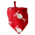 thumbnail image 4 of Bandana para perro, baberos triangulares, bufanda, corbatas, pañuelo transpirable para mascotas, disfraces navideños para perros para fiesta , ciervo rojo, 4 of 9