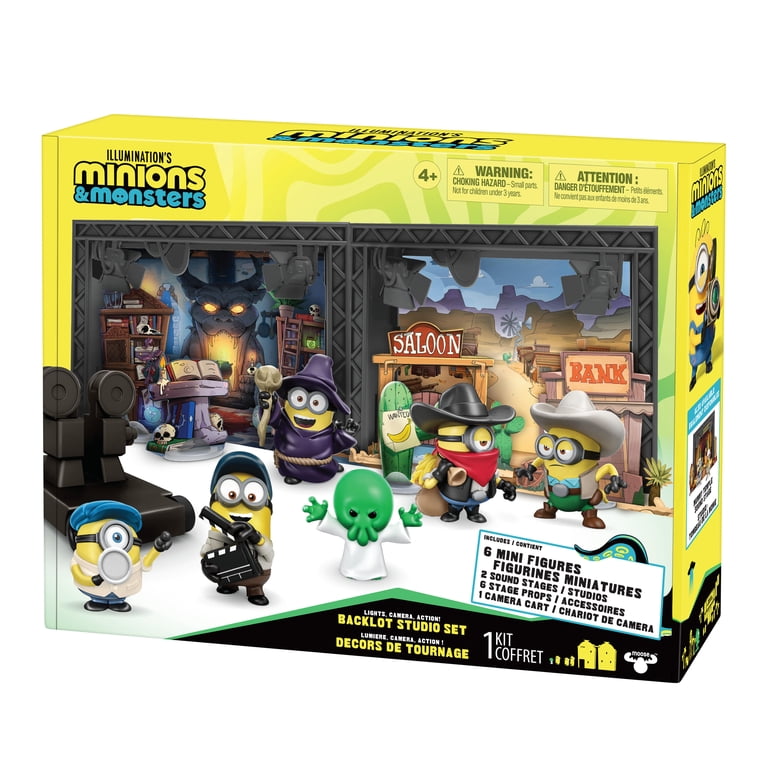 Illumination's Minions & Monsters Backlot Studio Set, Includes 2