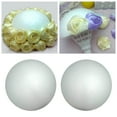 thumbnail image 3 of 2Pcs Foam Ball Half Round for DIY Crafts Art Work Crafts Modeling Arrangements Holiday Science Projects Birthday, 3 of 9