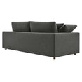 thumbnail image 4 of Modular Sofa Couch, Grey Gray, Fabric, Living Kitchen Cafe Bistro Hospitality Restaurant, Modern Contemporary HB33513, 4 of 8
