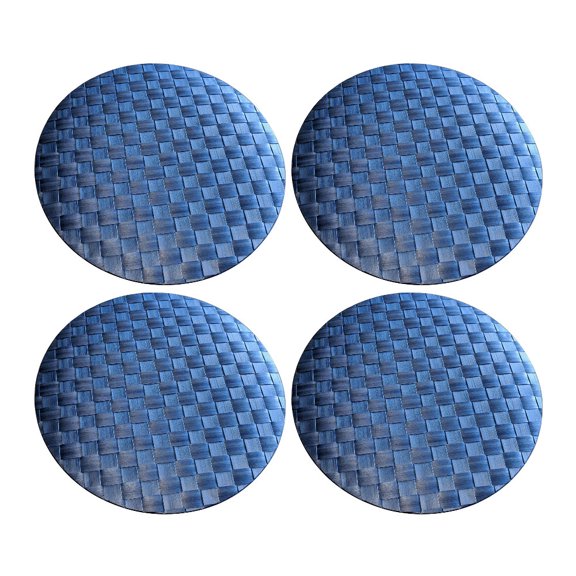 Saleen Round Placemat (Marine Blue, Set of 4)